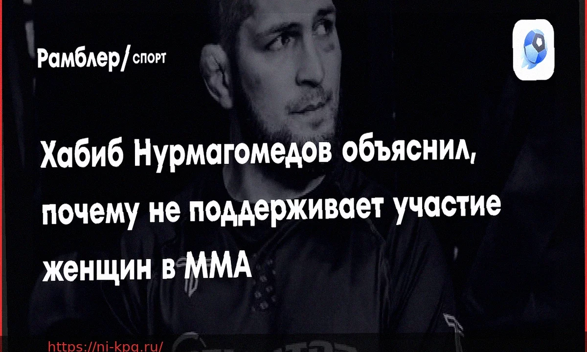 Хабиб Нурмагомедов объяснил, почему выступает против женского ММА